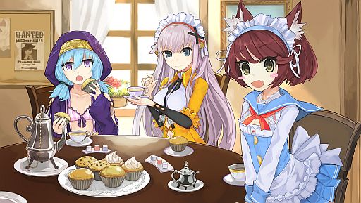 画像集#062のサムネイル/「デモンゲイズ」,キャラクターメイクで使用できるイラスト全45種類が公開に。竜姫亭の「浴場」で自由に「姿」「ボイス」「名前」をカスタマイズしよう