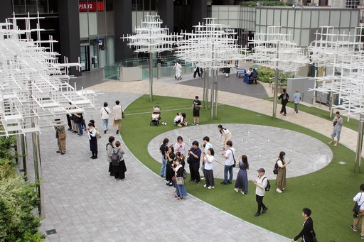 画像ギャラリー No.006のサムネイル画像 / スマホを片手に渋谷サクラステージを歩き回った「ファイナルファンタジーXIV 光の納涼祭」の模様をレポート