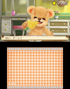 画像ギャラリー No.046のサムネイル画像 / 「しんゆうができちゃうゲーム クマ♡トモ」2013年内に発売。人工無脳のクマとコミュニケーションを通じて,絆を深めよう