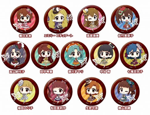 画像ギャラリー No.001のサムネイル画像 / 「アイマス ミリオンライブ!」,“ぺたん娘”のトレーディング缶バッジとアクリルストラップが登場