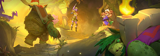 画像ギャラリー No.001のサムネイル画像 / 「ハースストーン」,新拡張「ウンゴロ最後の秘境」を本日リリース。懐かしの「クエスト」や新キーワード「系譜」を含む145種類の新カードが登場