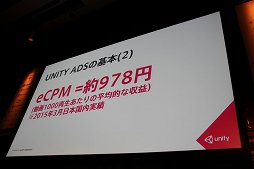 ���������꡼ No.006�Υ���ͥ������ / ��Unite 2015�ϥ�����ץ쥤��˸���ˤʤ�ʤ�ư�蹭���¸�������ˡ�Ȥϡ���Unity Ads�Τ����ϡ���ư�蹭��ξҲ�ȥ����ǥ�������ץ�ݡ���