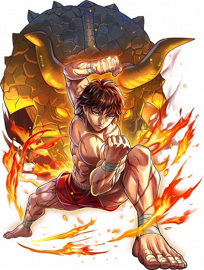 画像ギャラリー No.003のサムネイル画像 / 「魔法使いと黒猫のウィズ」,アニメ「範馬刃牙」とコラボした“大魔道杯”をスタート。お馴染みの闘士たちが精霊として登場