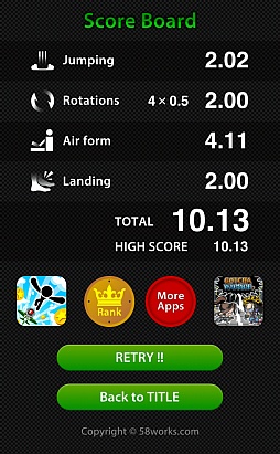 画像ギャラリー No.008のサムネイル画像 / 跳んで回って高得点。iOS向けアクションゲーム「ろんばく!」を紹介する「(ほぼ)日刊スマホゲーム通信」第320回