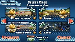 画像ギャラリー No.005のサムネイル画像 / デフォルメカーで熾烈なドリフト合戦。スマートフォン向けレースゲーム「Mini Motor Racing」を紹介する「(ほぼ)日刊スマホゲーム通信」第337回