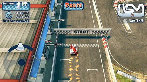 画像ギャラリー No.008のサムネイル画像 / デフォルメカーで熾烈なドリフト合戦。スマートフォン向けレースゲーム「Mini Motor Racing」を紹介する「(ほぼ)日刊スマホゲーム通信」第337回