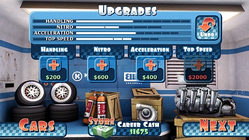 画像ギャラリー No.009のサムネイル画像 / デフォルメカーで熾烈なドリフト合戦。スマートフォン向けレースゲーム「Mini Motor Racing」を紹介する「(ほぼ)日刊スマホゲーム通信」第337回