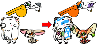 画像ギャラリー No.008のサムネイル画像 / 「助けて!アニマル戦隊」がアップデート。キツネなど3種の動物進化が可能に