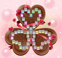 画像集#002のサムネイル/「いただきストリートfor au」,福引券100枚を獲得できるバレンタイン企画が開始