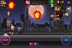 画像ギャラリー No.003のサムネイル画像 / 簡単な操作で遊べるアクションゲーム「LINE ダッシュガール」が配信中