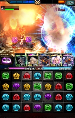 画像集#005のサムネイル/gloops,パズルで戦うラインディフェンスゲーム「クリムゾンウォーズ」の配信を開始。プレイヤー同士のリアルタイム対戦や協力プレイも可能