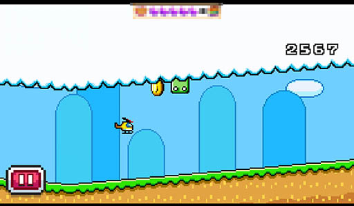 画像ギャラリー No.007のサムネイル画像 / 繊細なタッチ操作でヘリコプターを操縦しよう。スマートフォン向けフライトアクション「飛べコプター」を紹介する「(ほぼ)日刊スマホゲーム通信」第767回