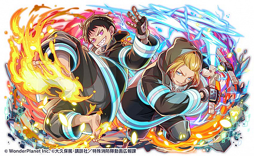 画像ギャラリー No.015のサムネイル画像 / 「クラッシュフィーバー」とテレビアニメ“炎炎ノ消防隊 弐ノ章”とのコラボ決定