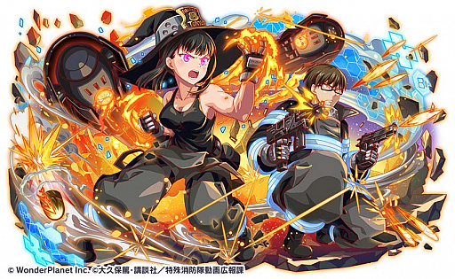 画像ギャラリー No.016のサムネイル画像 / 「クラッシュフィーバー」とテレビアニメ“炎炎ノ消防隊 弐ノ章”とのコラボ決定