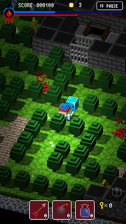 画像ギャラリー No.004のサムネイル画像 / 血を吸い尽くされる前にダンジョンを攻略せよ。スマホ向けRPG「ブロッククエスト」を紹介する「(ほぼ)日刊スマホゲーム通信」第947回