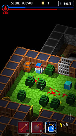 画像ギャラリー No.007のサムネイル画像 / 血を吸い尽くされる前にダンジョンを攻略せよ。スマホ向けRPG「ブロッククエスト」を紹介する「(ほぼ)日刊スマホゲーム通信」第947回