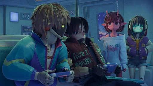 画像ギャラリー No.009のサムネイル画像 / そうだ アニメ,見よう:第245回は話題のSF短編作品「銀河特急 ミルキー☆サブウェイ」。監督の亀山陽平氏が2年をかけて作り上げた3Dアニメ