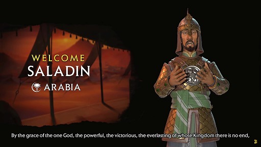 Leader Trailer: Sultan Saladin | Civilization VI: Leader Pass