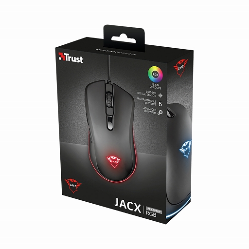 画像ギャラリー No.001のサムネイル画像 / 4000円で買えるカラーLED搭載のTrust Gaming製マウスが発売に。USBハブ機能付きの光るマウスパッドも登場