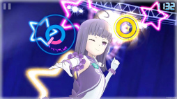 画像ギャラリー No.008のサムネイル画像 / スマホ向けリズムゲーム「ポッピンQ Dance for Quintet!」のプレイ動画が公開。楽曲はP.IDLが歌う「ティーンエイジ・ブルース」