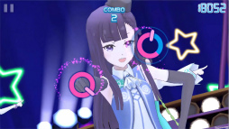 画像ギャラリー No.011のサムネイル画像 / スマホ向けリズムゲーム「ポッピンQ Dance for Quintet!」のプレイ動画が公開。楽曲はP.IDLが歌う「ティーンエイジ・ブルース」