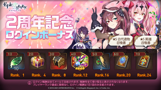Epic Sevenפۿ2ǯǰܤȺ70̵ڡ󤬳