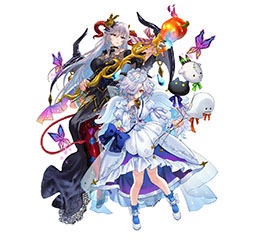 画像ギャラリー No.002のサムネイル画像 / 「ファイアーエムブレム ヒーローズ」に収穫祭を楽しむ比翼英雄のフレイヤを含む4名が参戦。10月7日に召喚イベントを開始