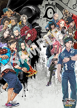 画像ギャラリー No.003のサムネイル画像 / 「ZERO ESCAPE 9時間9人9の扉 善人シボウデス ダブルパック」の店舗別予約特典が公開。大型布ポスターやステッカー,缶バッジなど