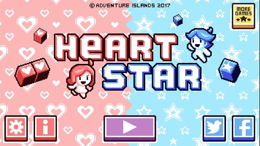 画像ギャラリー No.001のサムネイル画像 / キャラを切り替えながらゴールを目指すアクションパズルゲーム。「Heart Star」を紹介する「(ほぼ)日刊スマホゲーム通信」第1400回