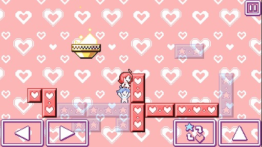 画像ギャラリー No.006のサムネイル画像 / キャラを切り替えながらゴールを目指すアクションパズルゲーム。「Heart Star」を紹介する「(ほぼ)日刊スマホゲーム通信」第1400回