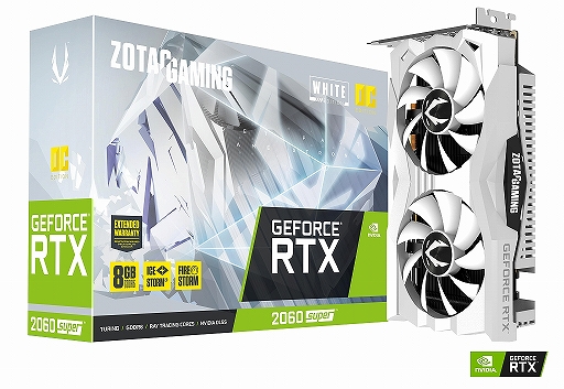 ���������꡼ No.001�Υ���ͥ������ / ZOTAC���򤤥����顼����Ѥ���OC���ͤ�RTX 2060 SUPER��ܥ����ɤ�ľ�Υ����Ȥ��������ȯ��