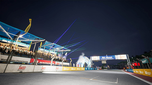 画像ギャラリー No.004のサムネイル画像 / 「SWDC」,最新「Ver.2.1」が稼働開始。ストーリーモード「プロ認定レース」と「Mid-Ocean」の逆走ナイトコースが実装