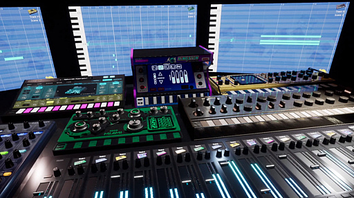 画像ギャラリー No.001のサムネイル画像 / 「KORG Gadget」のVR版がOculus Quest 2向けに年内リリースか。ハンドトラッキングでガジェットに“触れる”