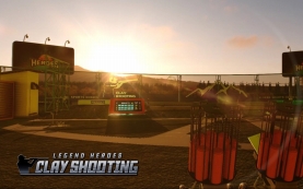 画像ギャラリー No.002のサムネイル画像 / 体験型アミューズメント機「レジェンドスポーツヒーローズ」,遊べる種目に「クレー射撃」と「カーリング」が加わる