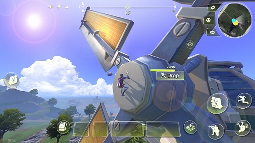 画像ギャラリー No.003のサムネイル画像 / 「Cyber Hunter」のβテストが本日22:00にスタート。クライミングや滑走,建設などの要素を搭載するスマホ向けバトルロイヤルゲーム