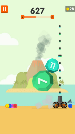 画像ギャラリー No.006のサムネイル画像 / 巨大ボールを撃ち続けろ! スマホ向けシューティング「Ball Blast」を紹介する「(ほぼ)日刊スマホゲーム通信」第1871回