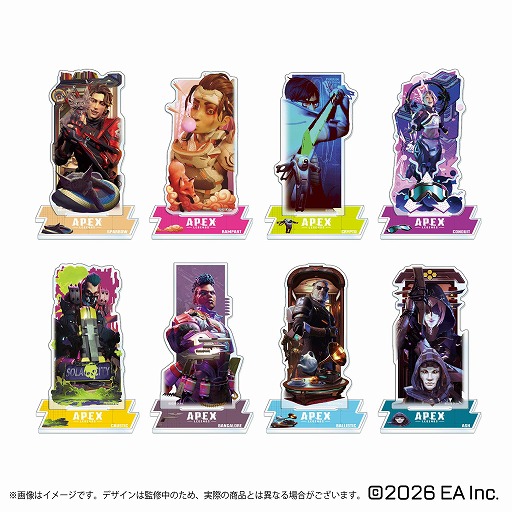 画像ギャラリー No.003のサムネイル画像 / 「Apex Legends」シーズンアート&アクリルスタンドの新商品を2026年2月上旬に発売。「スパロー」をモチーフにしたアイテムもラインナップ