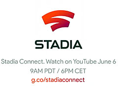 Googleのクラウドゲームサービス「Stadia」,詳細は日本時間の6月7日に発表予定