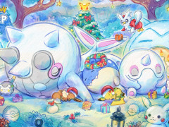 「Pokémon Sleep」,トゲデマル,アルクジラ,ホリデー限定の姿のタマザラシなどが新登場。2025年ホリデーイベントにて