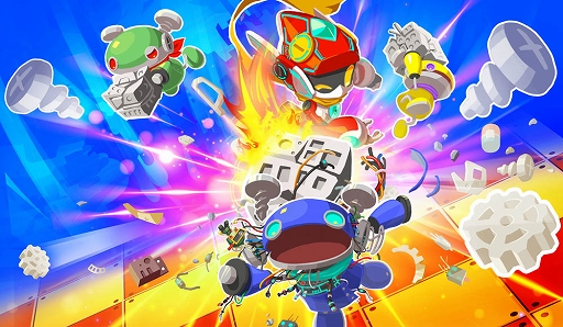 画像ギャラリー No.001のサムネイル画像 / ライバルをブロックでぶっ潰せ。PC版「SCRAP RUSH!!」がSteamで配信スタート&LINEスタンプの制作が決定