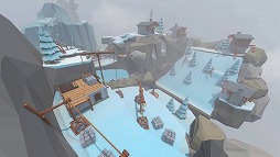 画像ギャラリー No.002のサムネイル画像 / スマホ版「ヒューマン フォール フラット」,雪と氷に覆われた新マップ「アイス」が登場