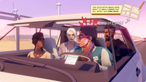 画像ギャラリー No.001のサムネイル画像 / パトカーに呼び止められた主人公一行の結末は? 「Dustborn」の最新ゲームプレイトレイラーが公開に