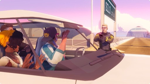 画像ギャラリー No.005のサムネイル画像 / パトカーに呼び止められた主人公一行の結末は? 「Dustborn」の最新ゲームプレイトレイラーが公開に