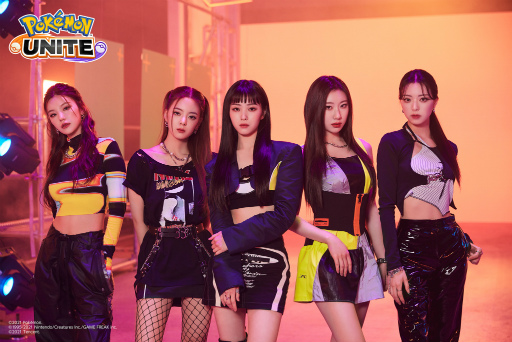 画像ギャラリー No.001のサムネイル画像 / 「Pokémon UNITE」,5人組ガールズグループ“ITZY”とのタイアップ開始を発表