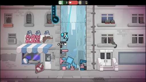 画像ギャラリー No.011のサムネイル画像 / 落ち物パズルに物理アクションのエッセンスが加わると何が起こる? 「TopplePOP: Bungee Blockbusters」プレイレポート