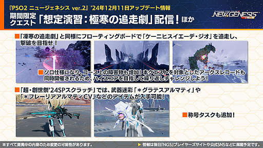 ���������꡼ No.016�Υ���ͥ������ / ��NGS ver.2�׸������ȤޤȤᡣ�������Υե꡼���ץ���ܤ�2025ǯ1��˳��š��֥��������ե��ɥ��åץ����Х�פ�³���