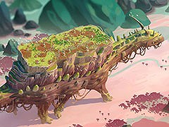 巨大生物の背中で村づくりを楽しめるシミュレーション「The Wandering Village」,正式版を7月17日にリリース