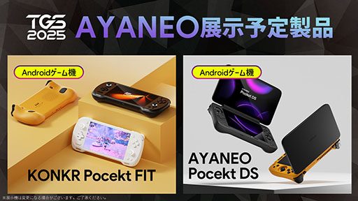 ���������꡼ No.003�Υ���ͥ������ / AYANEO����������ॷ�祦2025�˽�Ÿ�����ӷ�������PC����ӷ�Android�����ൡ�ʤɥХ饨�ƥ����٤����ǥ���Ѱա�TGS2025��