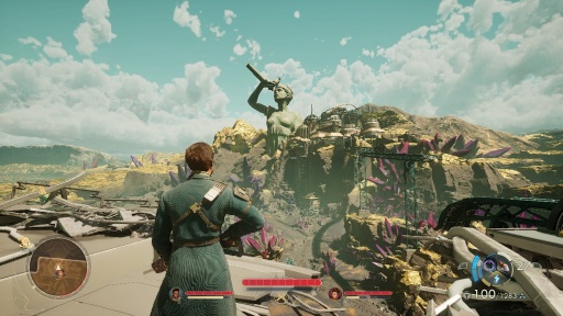 ���������꡼ No.008�Υ���ͥ������ / �Υץ쥤��ݡϺ������鷯�⥹�ڡ�����󥸥㡼���� �֥�å��桼�⥢���ܤ��������Ϥ��⤭������δ�����Ω����������The Outer Worlds 2��