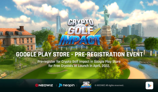 画像ギャラリー No.001のサムネイル画像 / 「Crypto golf impact」156カ国のGooglePlayストアで事前予約が開始